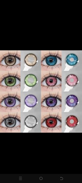 Lentilles Colorées Mode