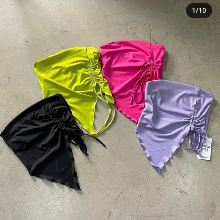 Top en Satin Coloré