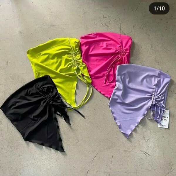 Top en Satin Coloré