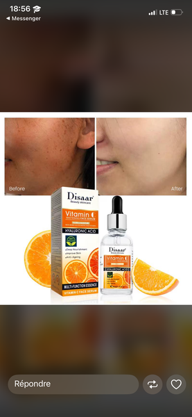 Sérum Visage Vitamine E et Collagène