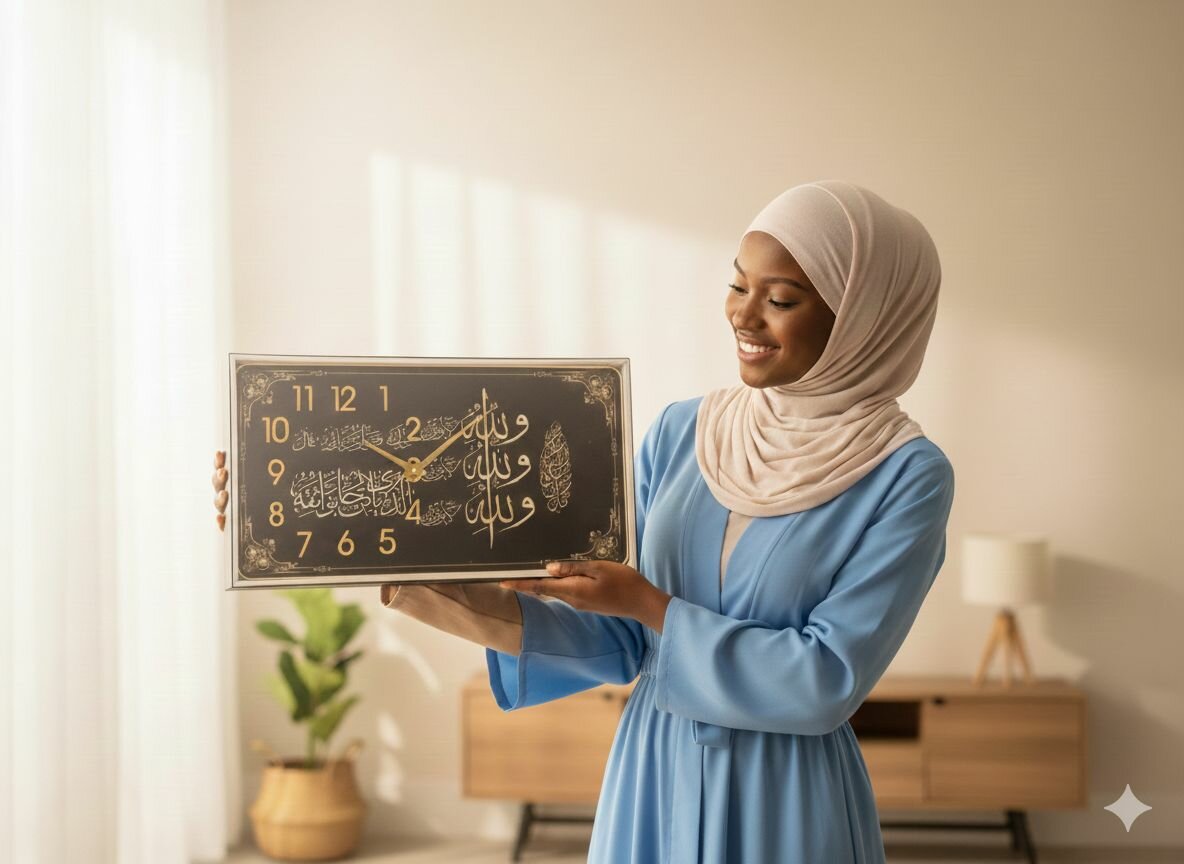 Horloge Murale Arabe Élégante