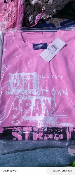 T-shirt rose urbaine homme