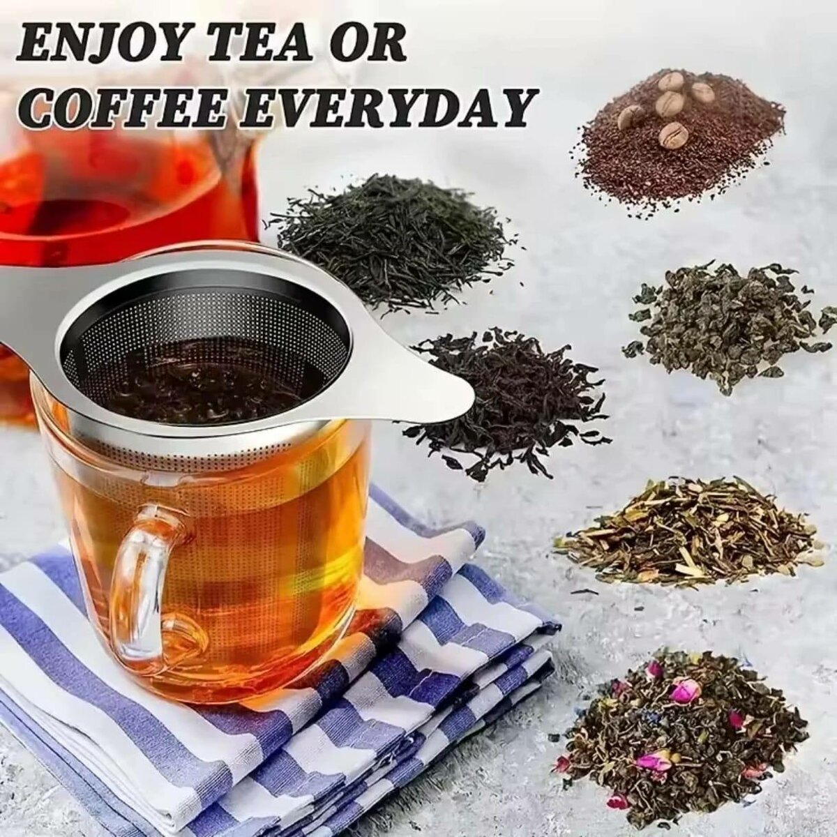 Infuseur à thé et café en inox