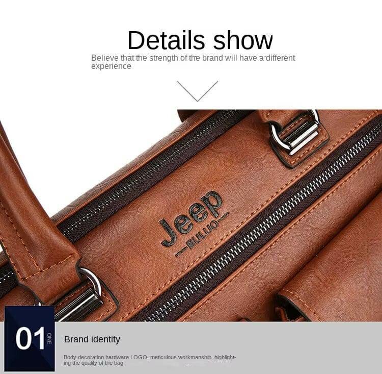 Sacoche en cuir Jeep élégante