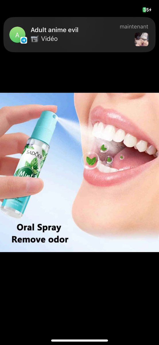 Spray buccal fraîcheur menthe