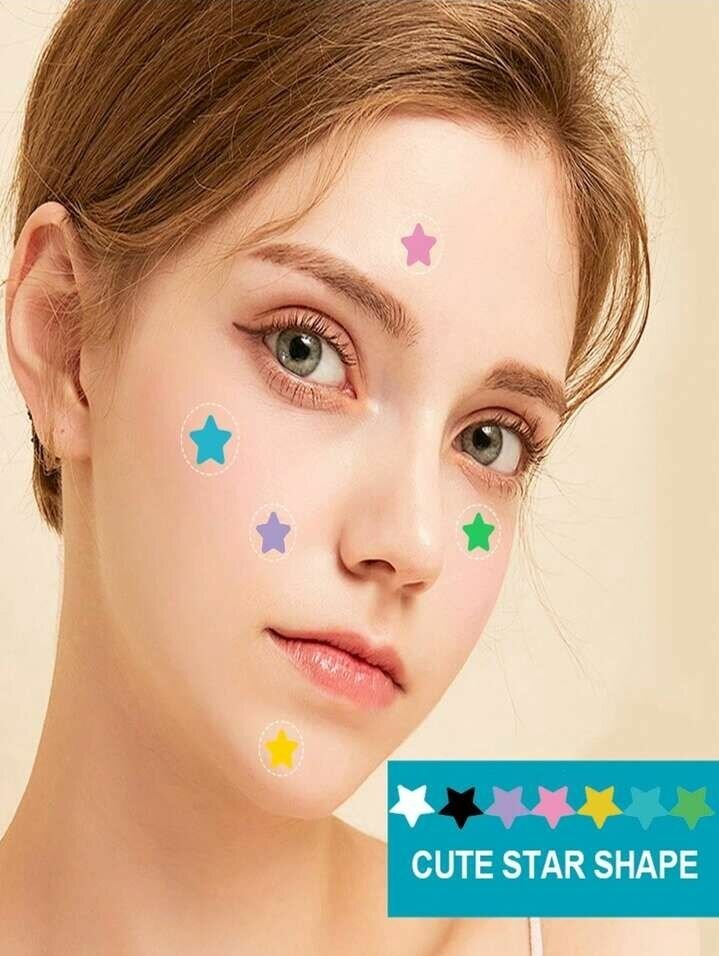 100 Patchs Anti-Acné Colorés