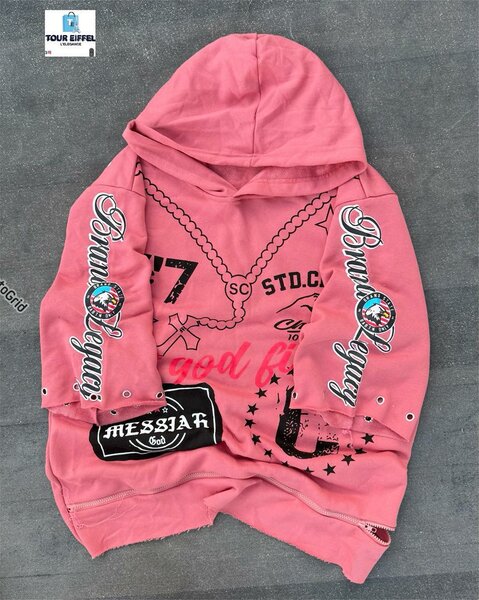 Sweat à capuche imprimé tendance