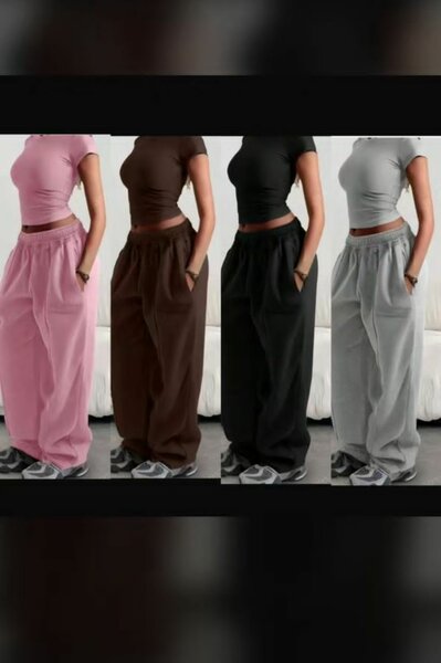 Pantalons larges confortables