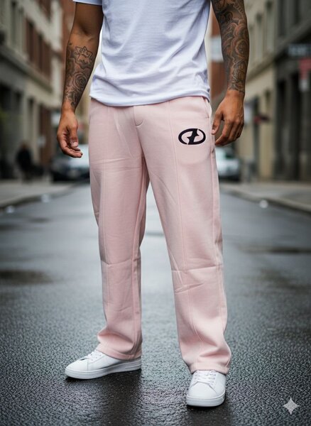 Pantalon de jogging rose