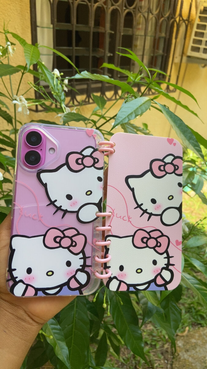 Coque iPhone Hello Kitty Rose