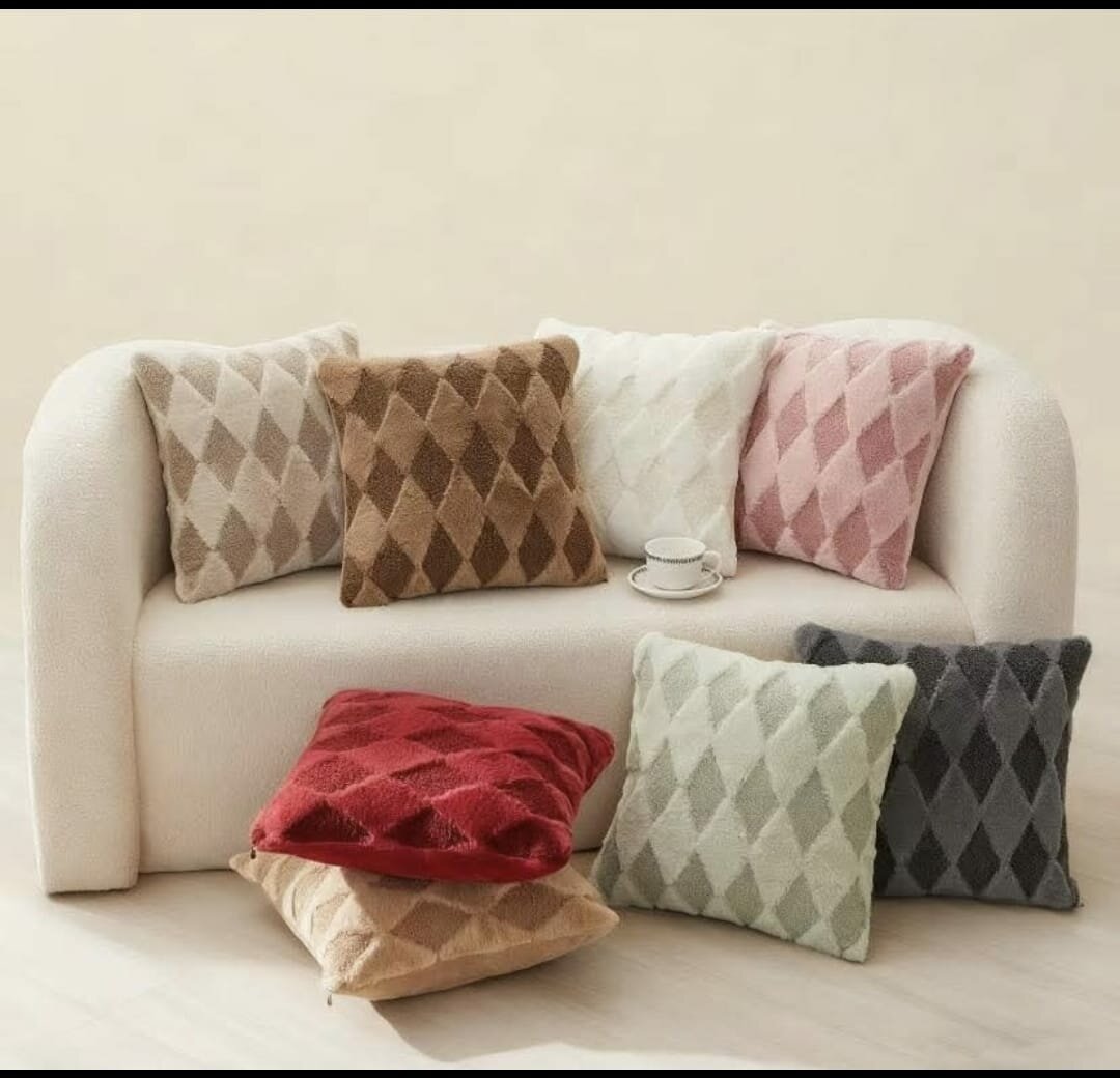 Coussin en polaire doux