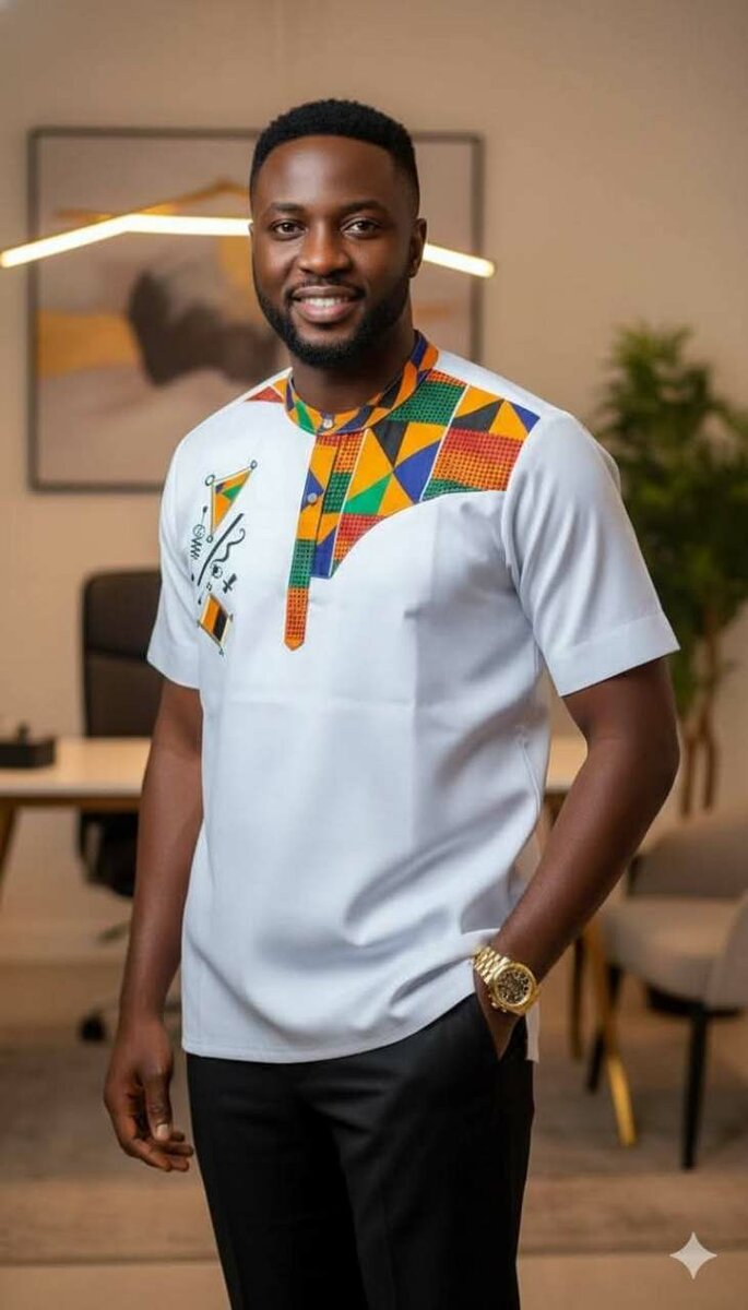 Chemise en pagne moderne