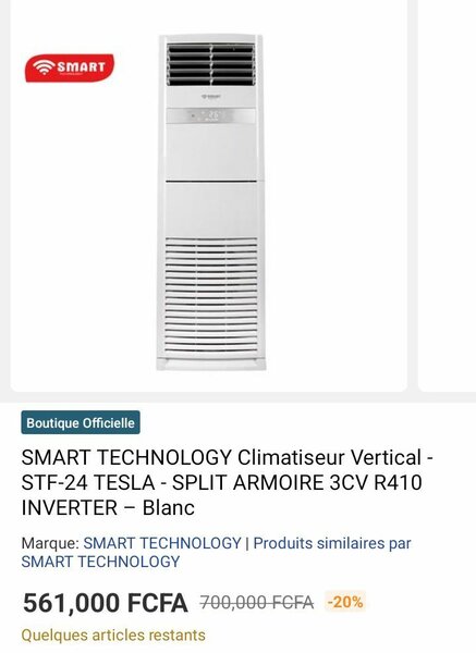 Climatiseur Vertical Inverter