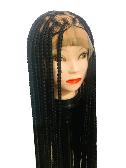 Perruque tressée longue