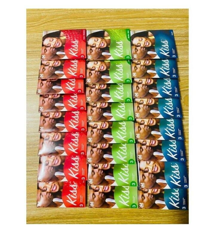 3 préservatifs Kiss Assortis