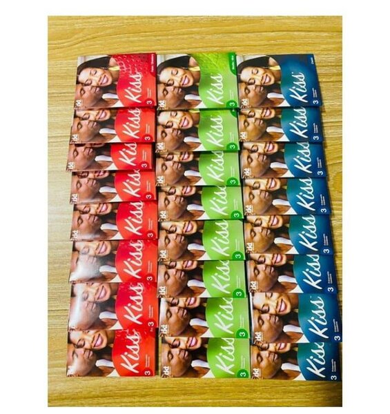 3 préservatifs Kiss Assortis