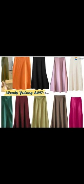 Jupe Longue Satinée Élégante