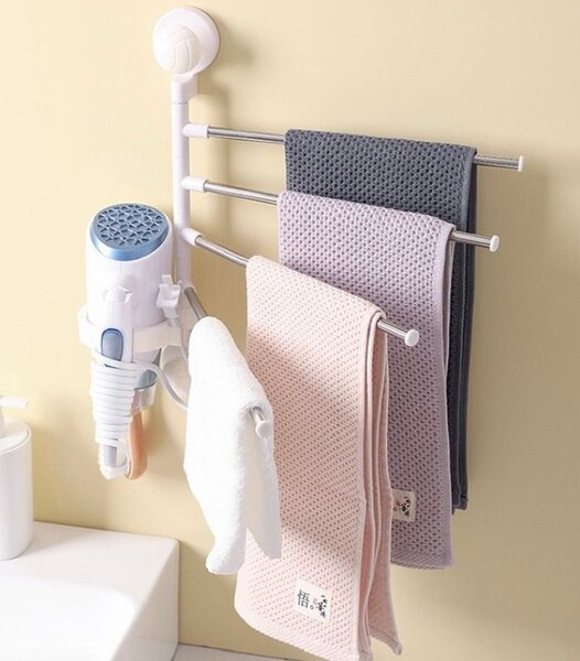 Wall-Mounted Towel Rack