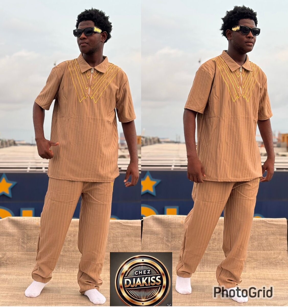 Costume africain élégant