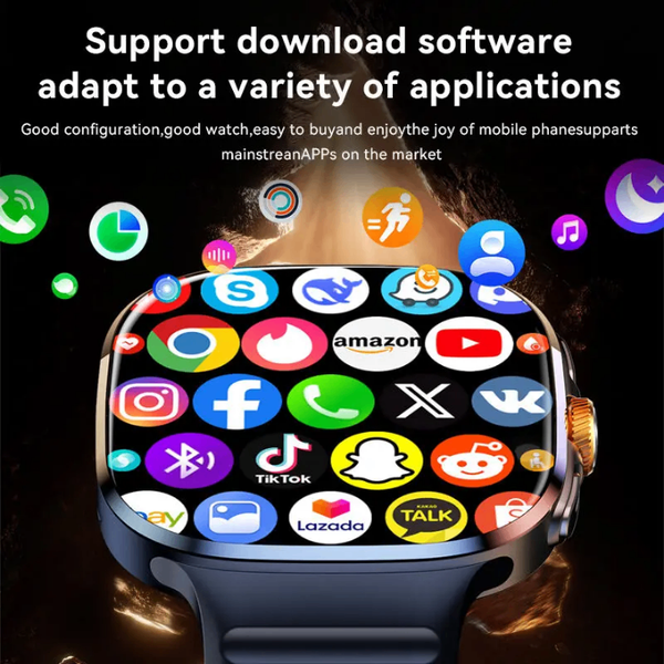 Montre connectée AMOLED 2.4"