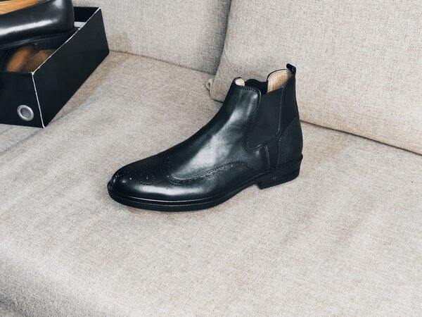 Chaussures Chelsea en cuir pour homme