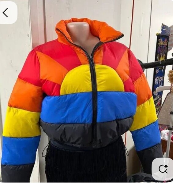 Doudoune Arc-en-ciel Femme