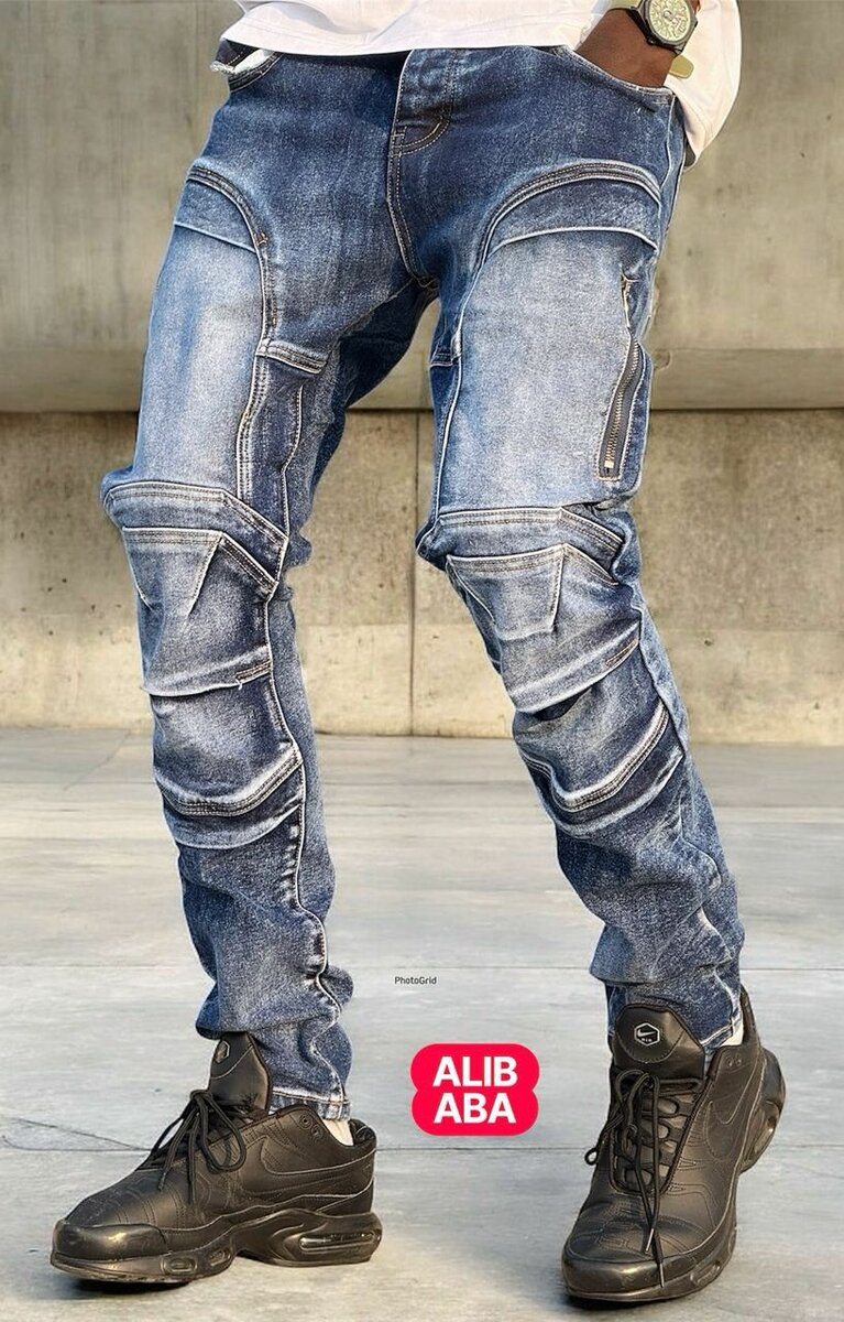 Jean cargo décontracté homme