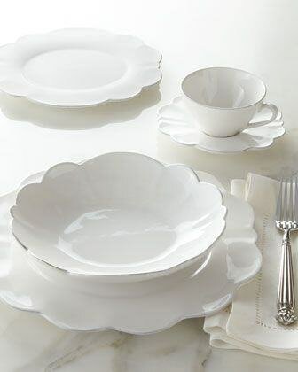 Assiette élégante en porcelain