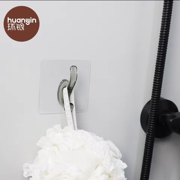 Crochets adhésifs puissants transparents