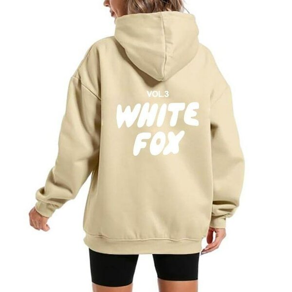 Sweat à capuche White Fox