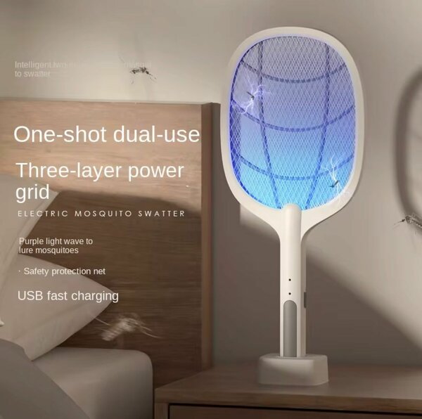 Raquette anti-moustiques USB