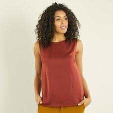Débardeur Rouge Chic Femme