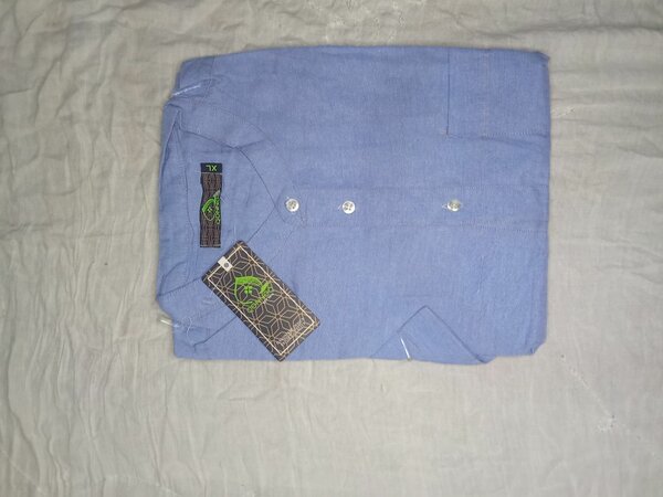 Chemise homme bleue XL
