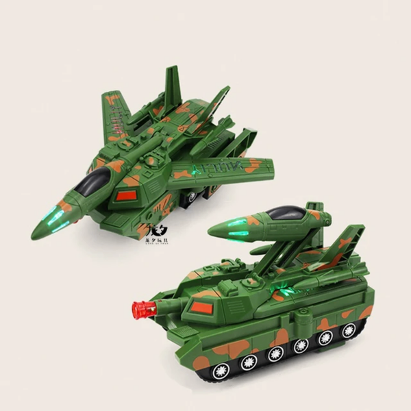 Jouet transformable camouflage