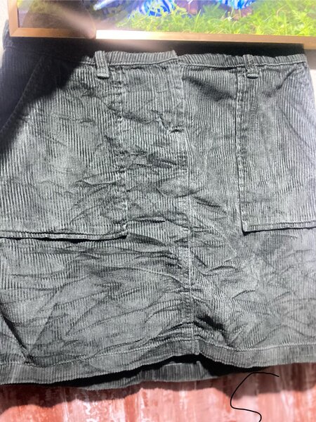 Jupe en velours côtelé