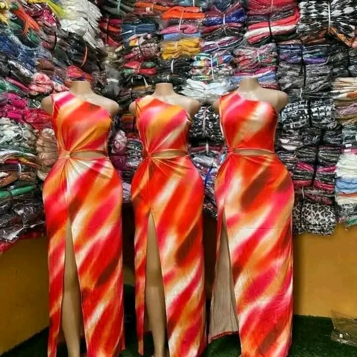 Robe longue imprimée élégante