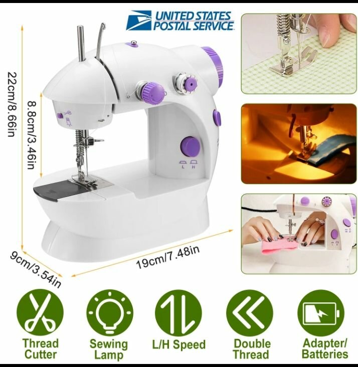 Machine à coudre compacte