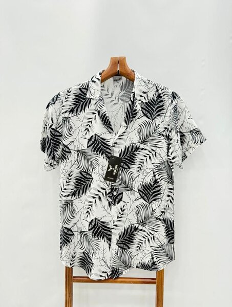 Chemise imprimée tropicale