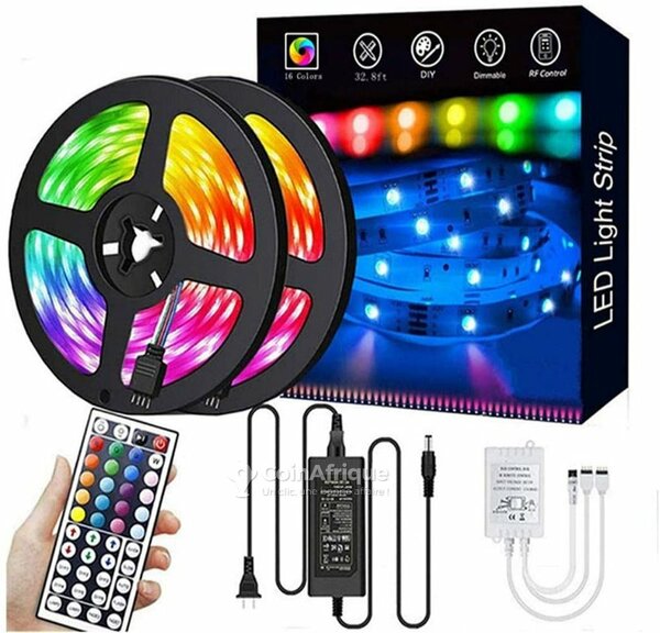Ruban LED multicolore télécommande