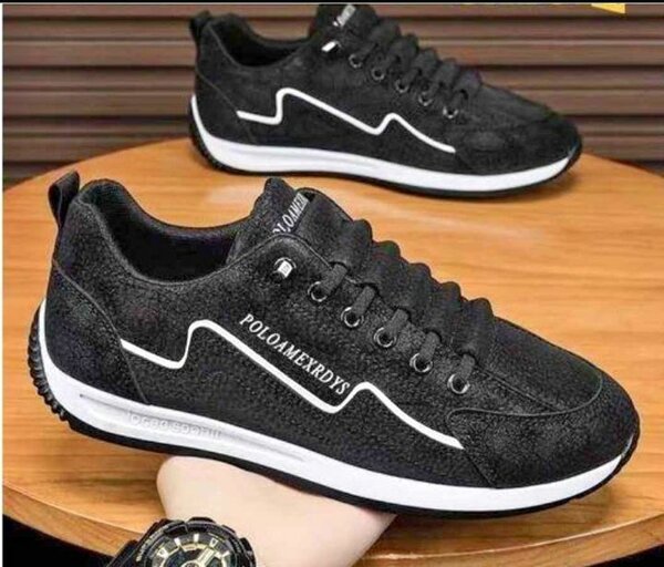 Chaussures de sport homme noir et blanc