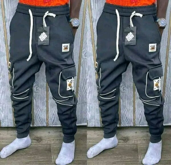 Pantalon cargo style décontracté