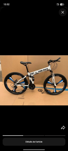 Vélo tout-terrain pliable