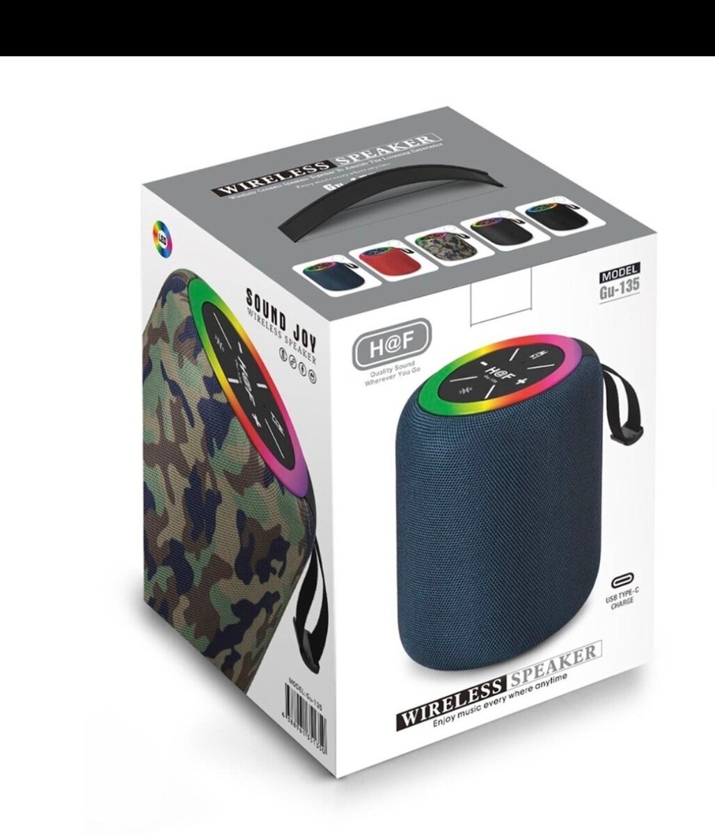 Enceinte Bluetooth LED Portable