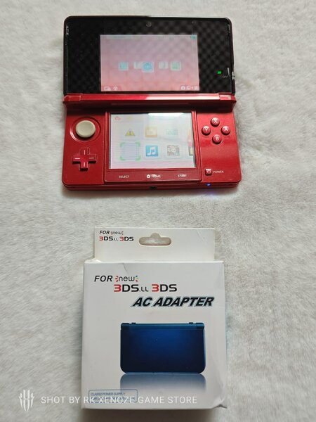Nintendo 3DS Rouge + jeux