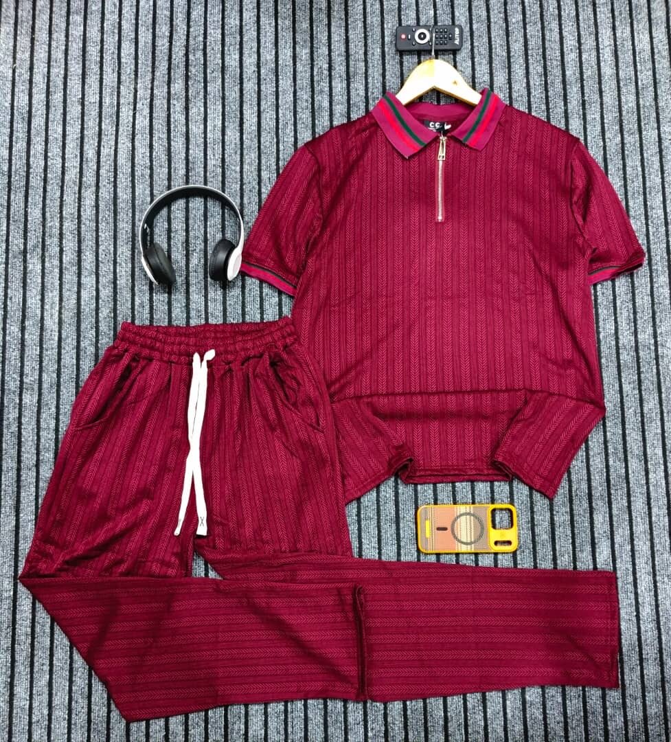 Ensemble sportswear bordeaux