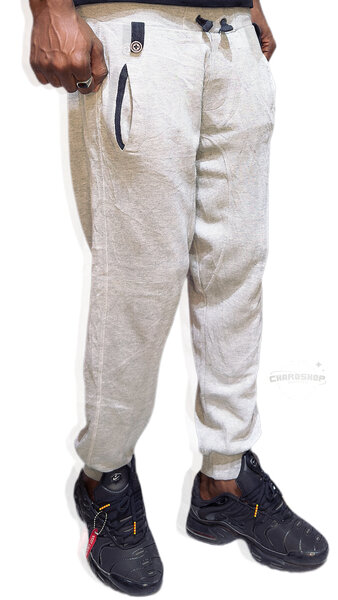 Pantalon de jogging gris homme