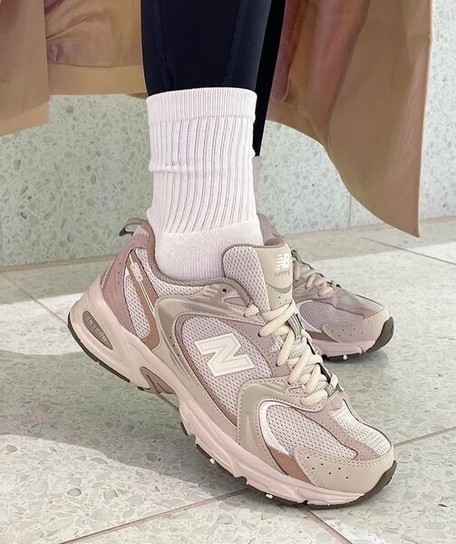 Baskets confort beige unisexe