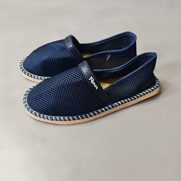 Espadrilles en maille marine