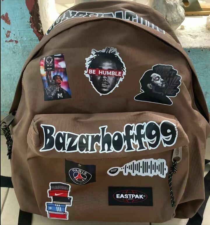 Sac à dos tendance stickers