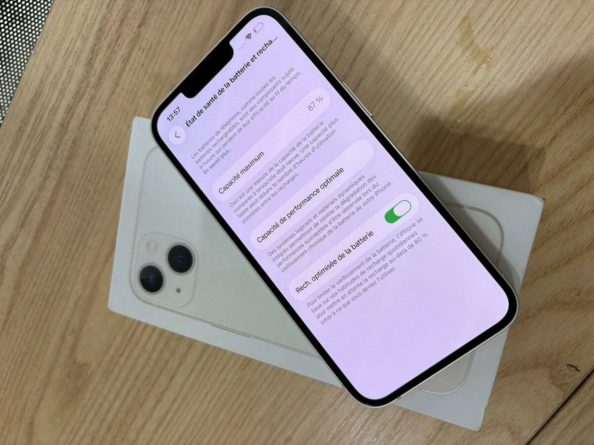 iPhone 13 Blanc 128 Go CE